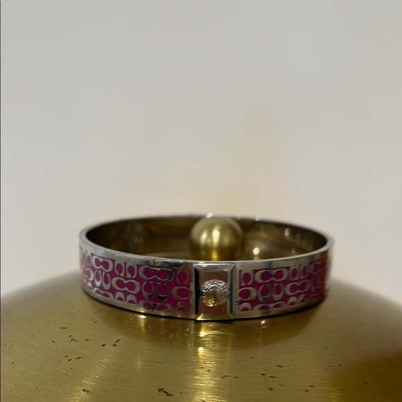 Coach Silver and Purple Geometric Bracelet - Picture 4 of 4